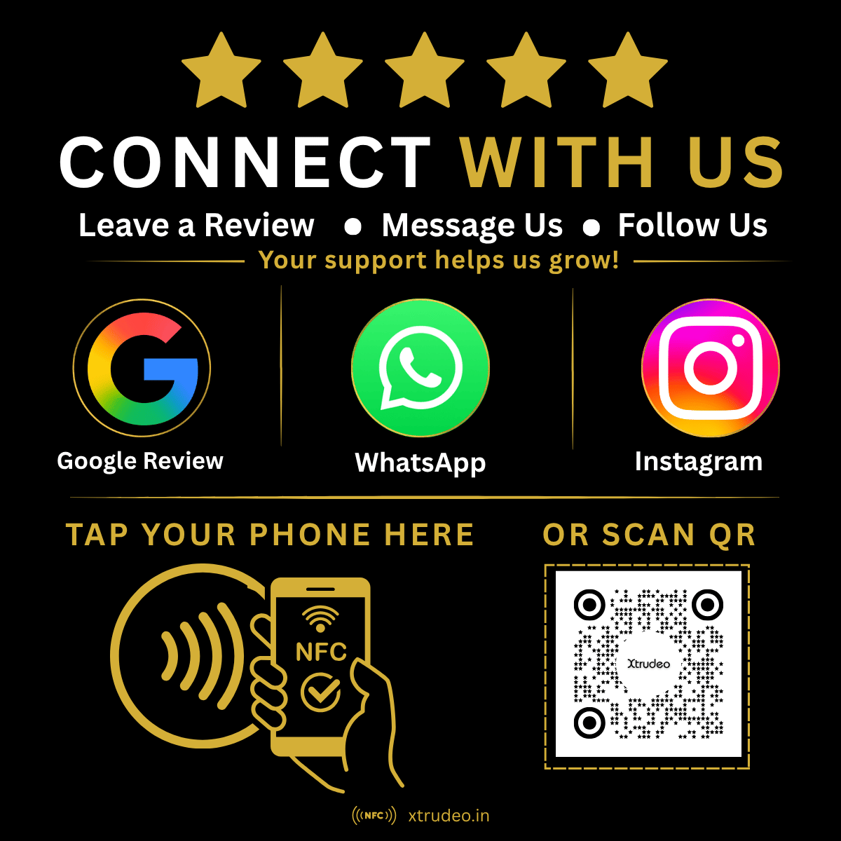Xtrudeo NFC Smart Card in Action